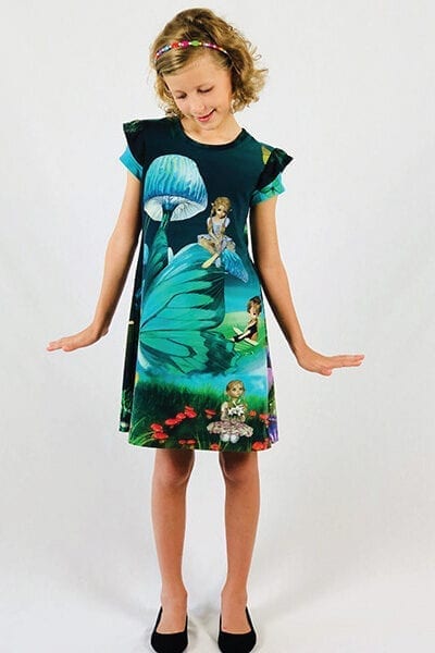 Girls Fun Tee Dress PDF Pattern