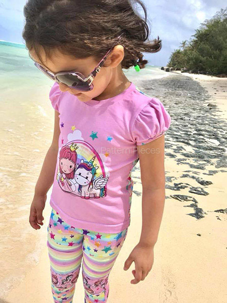 Girls Fun Tee Pattern - Image 25