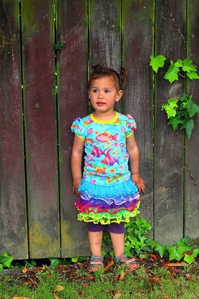 Girls Fun Tee PDF Pattern