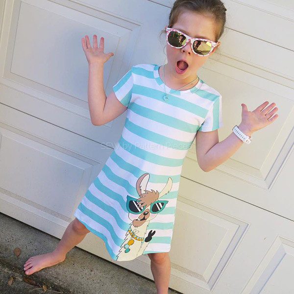 Girls Fun Tee Dress Add On - Image 34