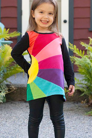 Girls Sunshine Tee PDF Pattern